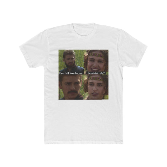 Anything for the misses - meme on a T-shirt