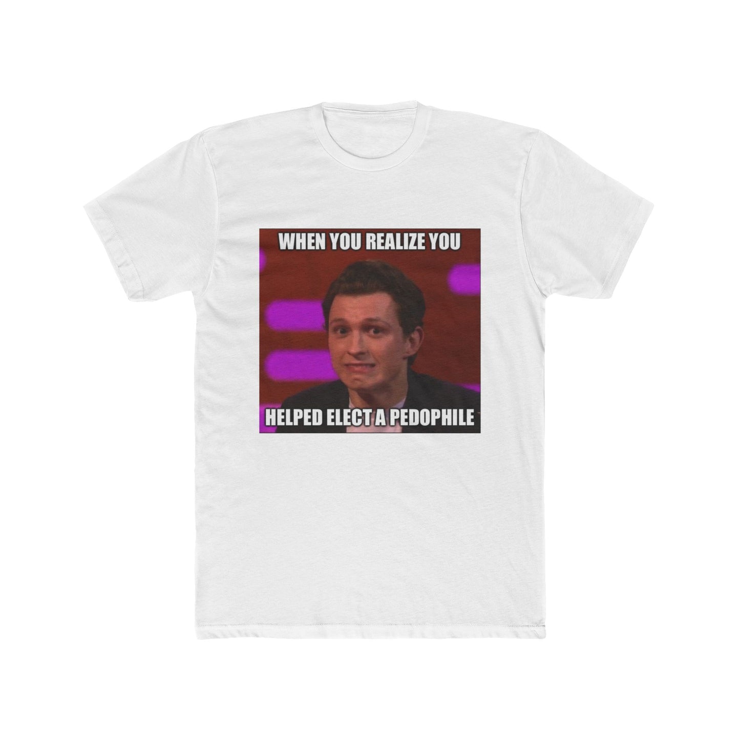 “What Epstein Client List??” - meme on a T-shirt