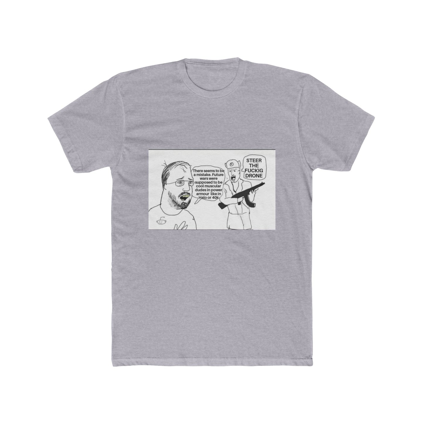 Le military expert has arrived - meme on a T-shirt