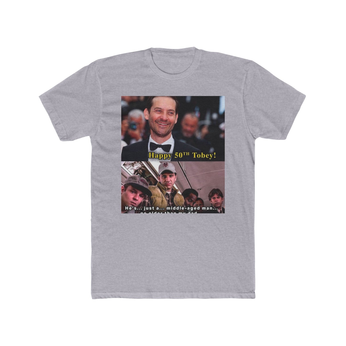 Middle aged spiderman.. - meme on a T-shirt