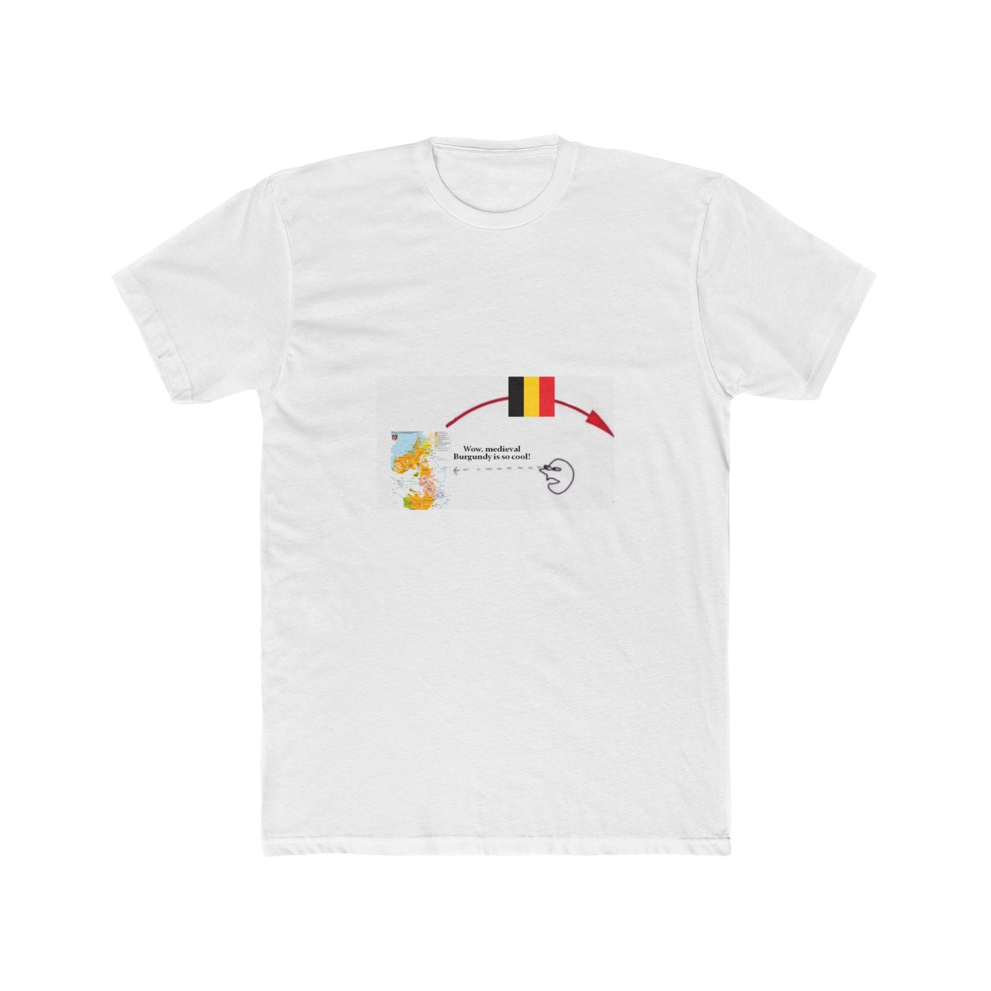 It's a barely held together state, with a dutch-speaking north & french-speaking south, and a very small german minority to the east.