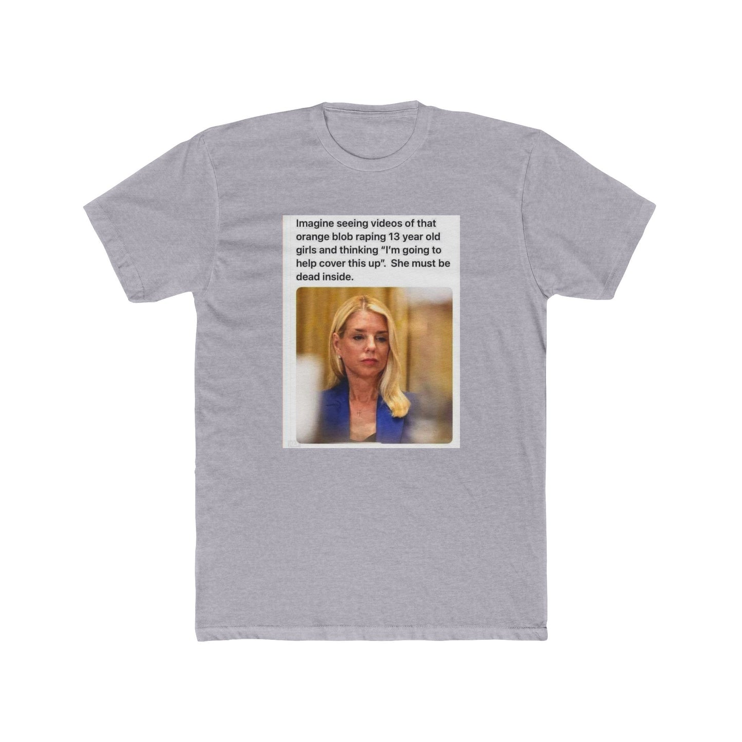 I honestly don't know how this person is able to look at herself in the mirror after seeing the Epstein Files, videos and other evidence