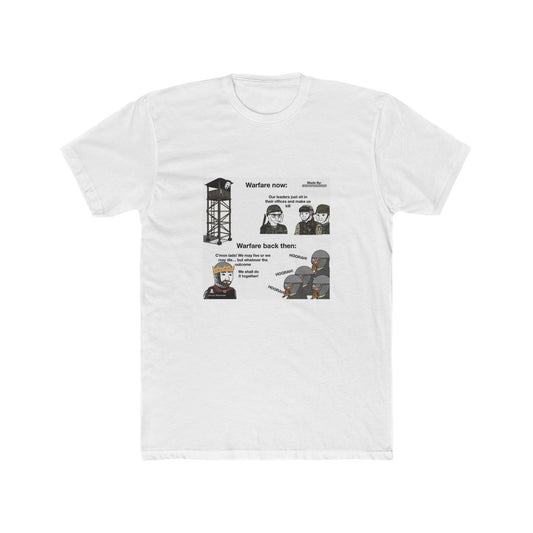 Imagine riding the battle with your king - meme on a T-shirt