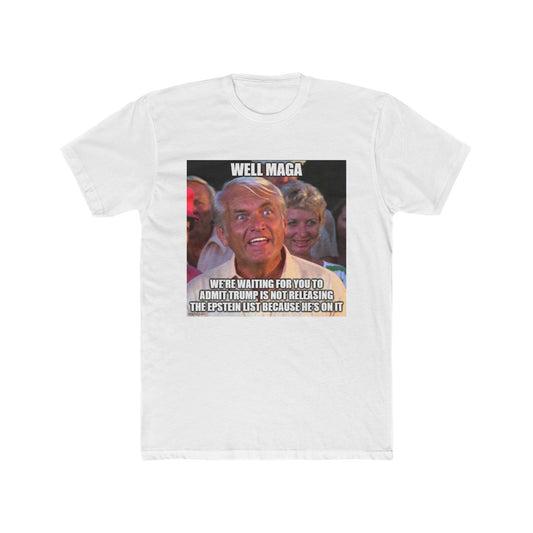 As plain as the nose on your face - meme on a T-shirt