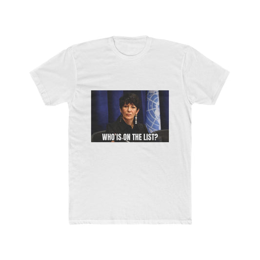 Let's ask Ghislaine Maxwell. - meme on a T-shirt