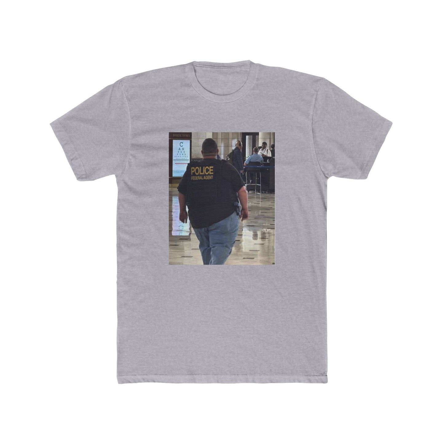 This is an ICE Agent.  Because physical fitness standards are too woke.