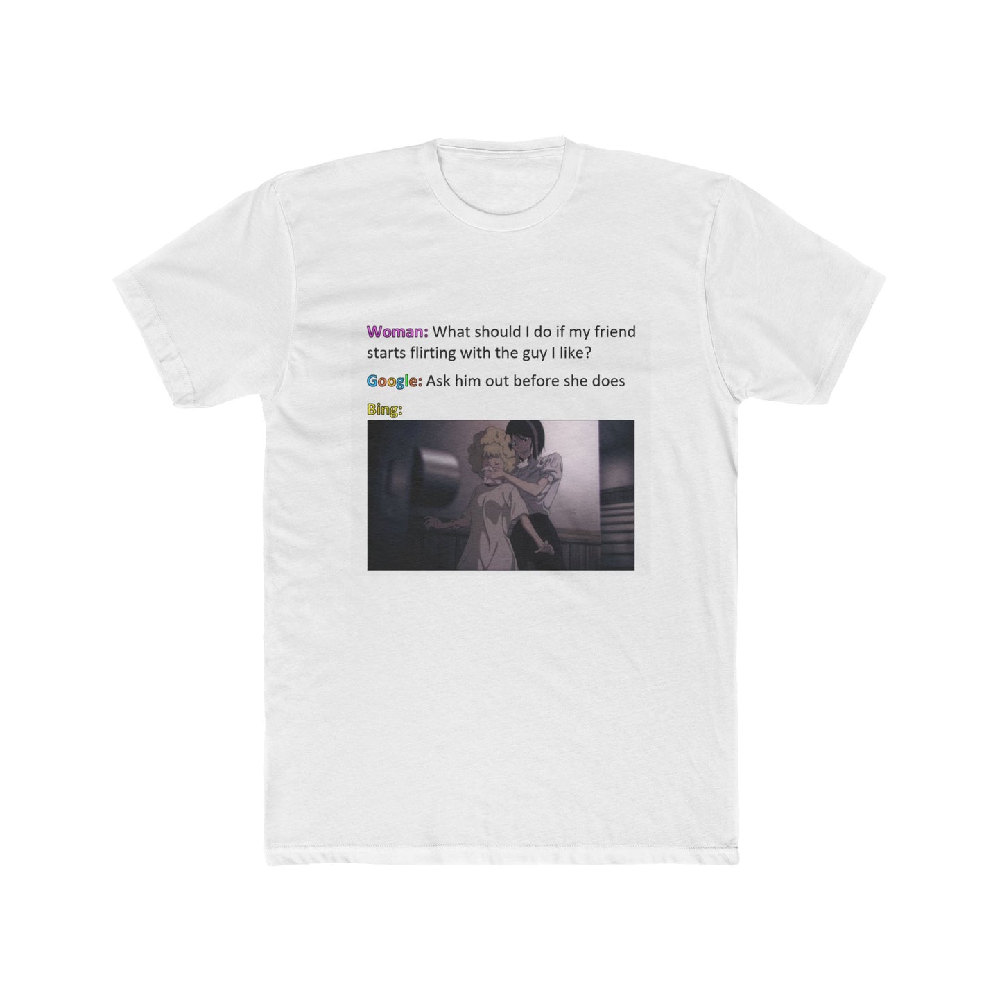 Modern problems require modern solutions. - meme on a T-shirt