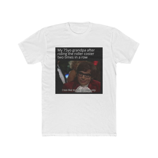 No fear of death - meme on a T-shirt