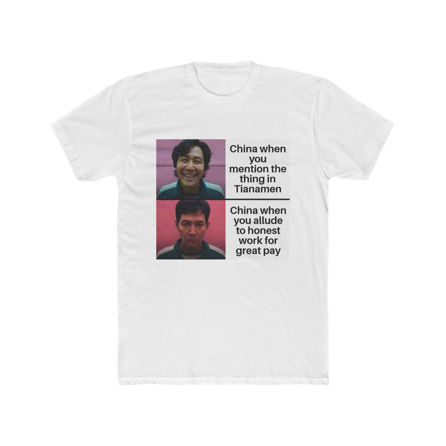 [The people's republic is prosperous] - meme on a T-shirt