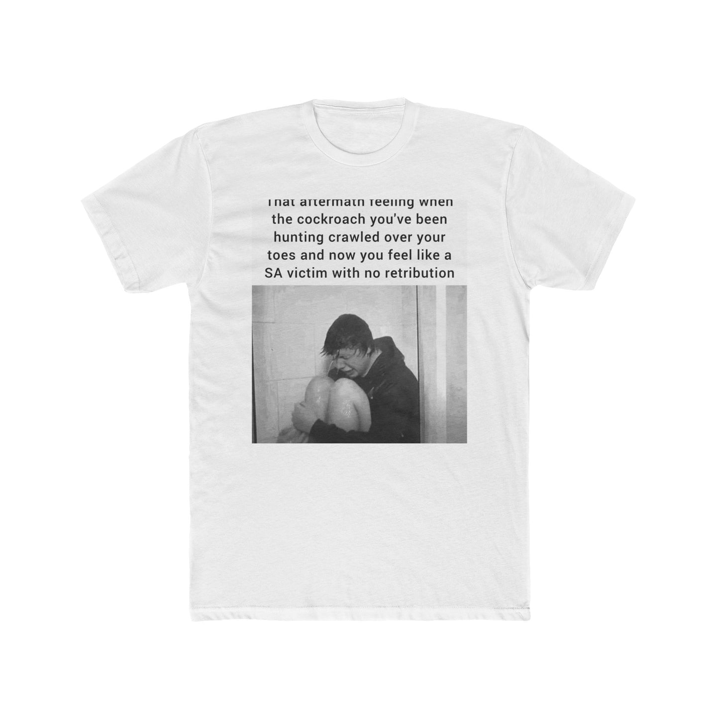 Why meeee?! - meme on a T-shirt