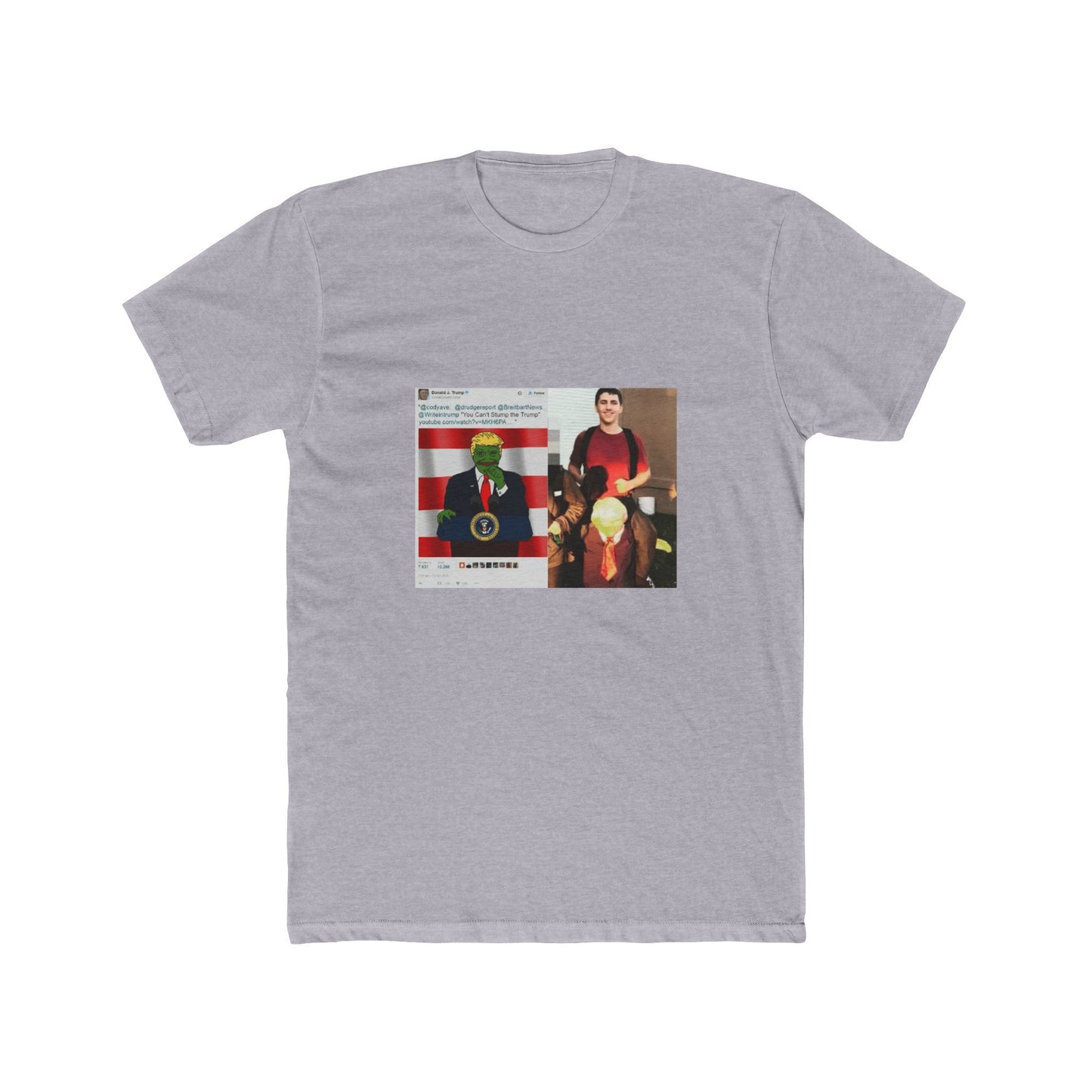 Just Realized that the Trump Costume Was Painted Green: It Was Groyper Trump