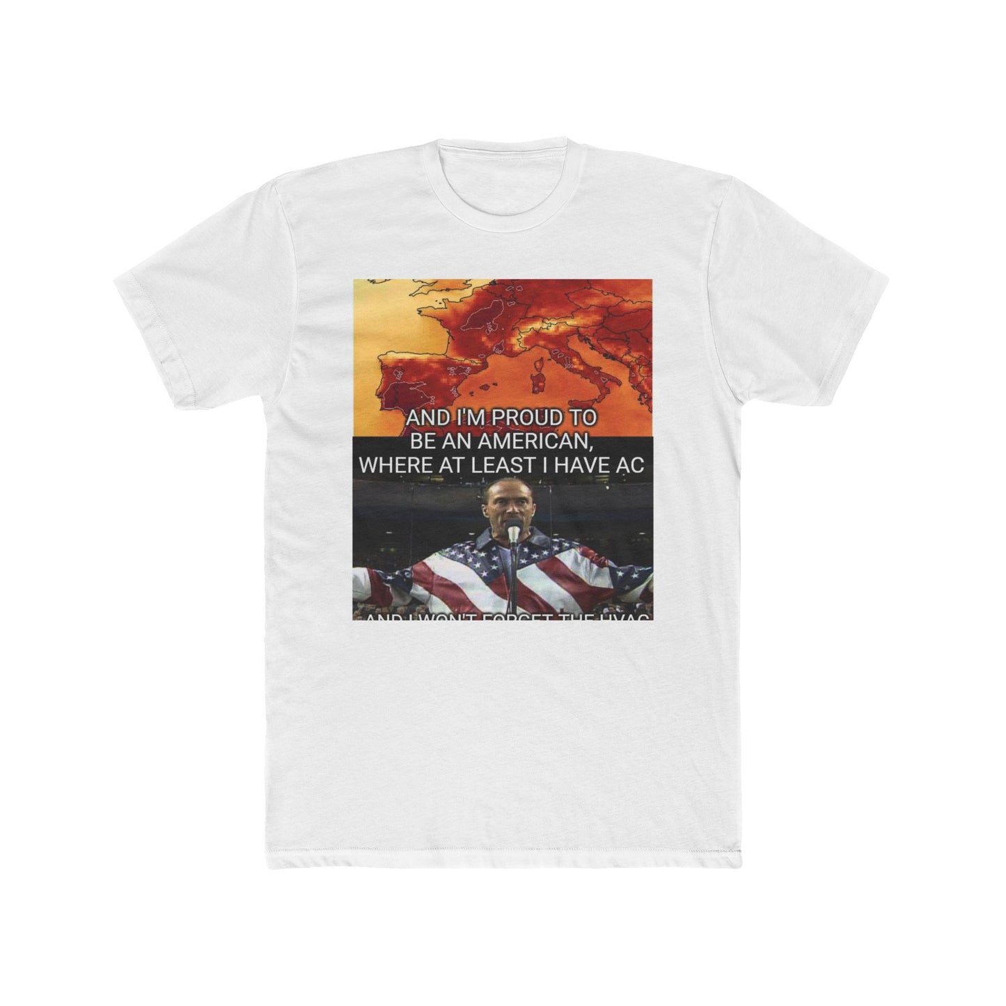 God Bless the USA - meme on a T-shirt