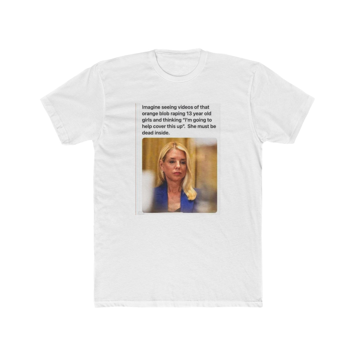 I honestly don't know how this person is able to look at herself in the mirror after seeing the Epstein Files, videos and other evidence