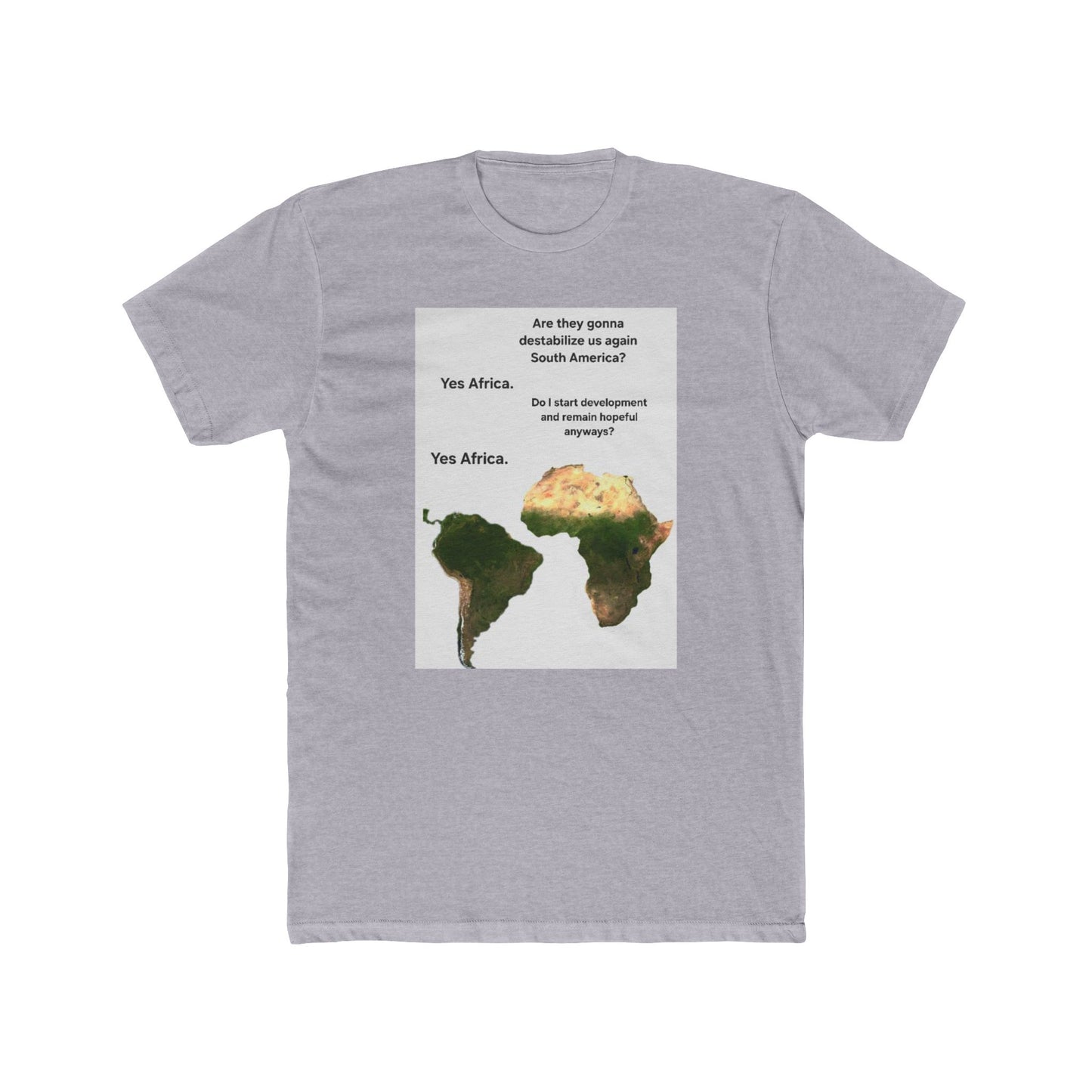 How 90% of the history of South America and Africa has gone