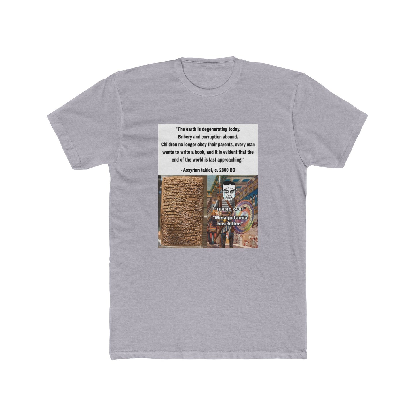 "kids these days and their obsession with copper"- some dude in 2800 BC