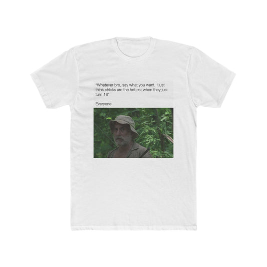 I know what kind of man you are - meme on a T-shirt