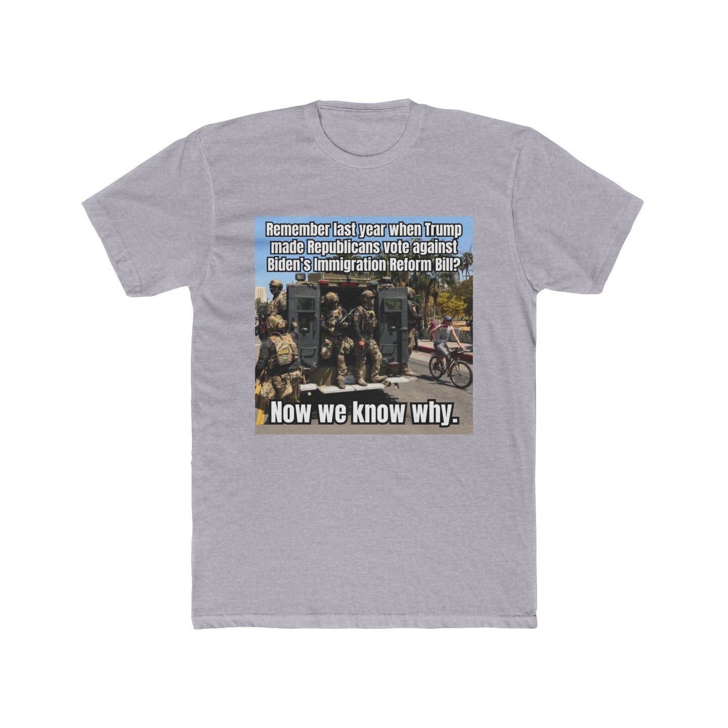 Reichstag Fire 2.0 - meme on a T-shirt