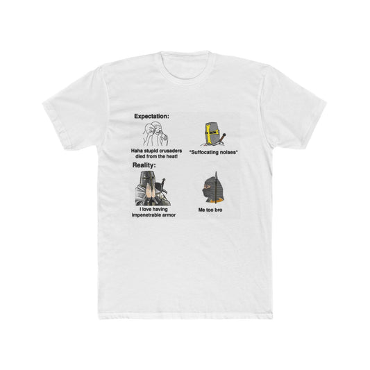 Being hot is better than being dead - meme on a T-shirt