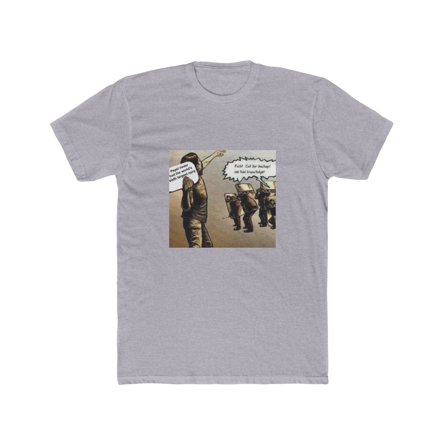 Man, that is soda-pressing