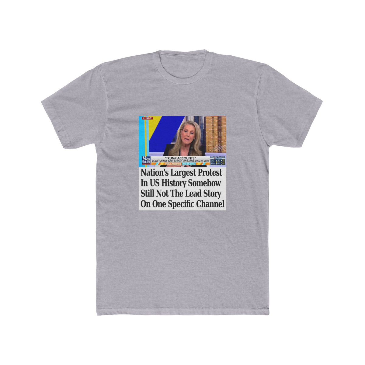 nations largest protest in us history somehow still not the lead story on one specific channel