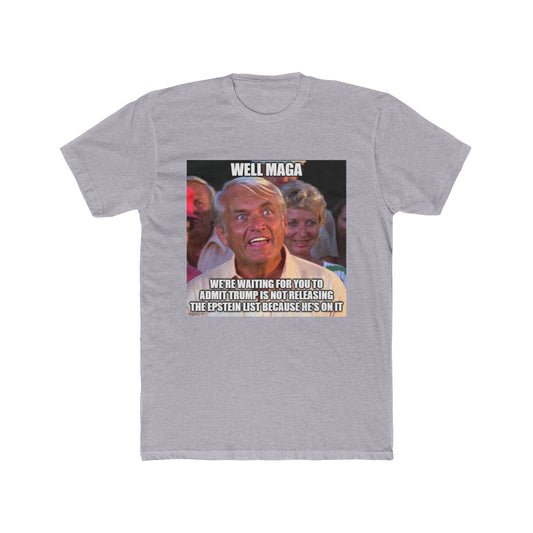 As plain as the nose on your face - meme on a T-shirt