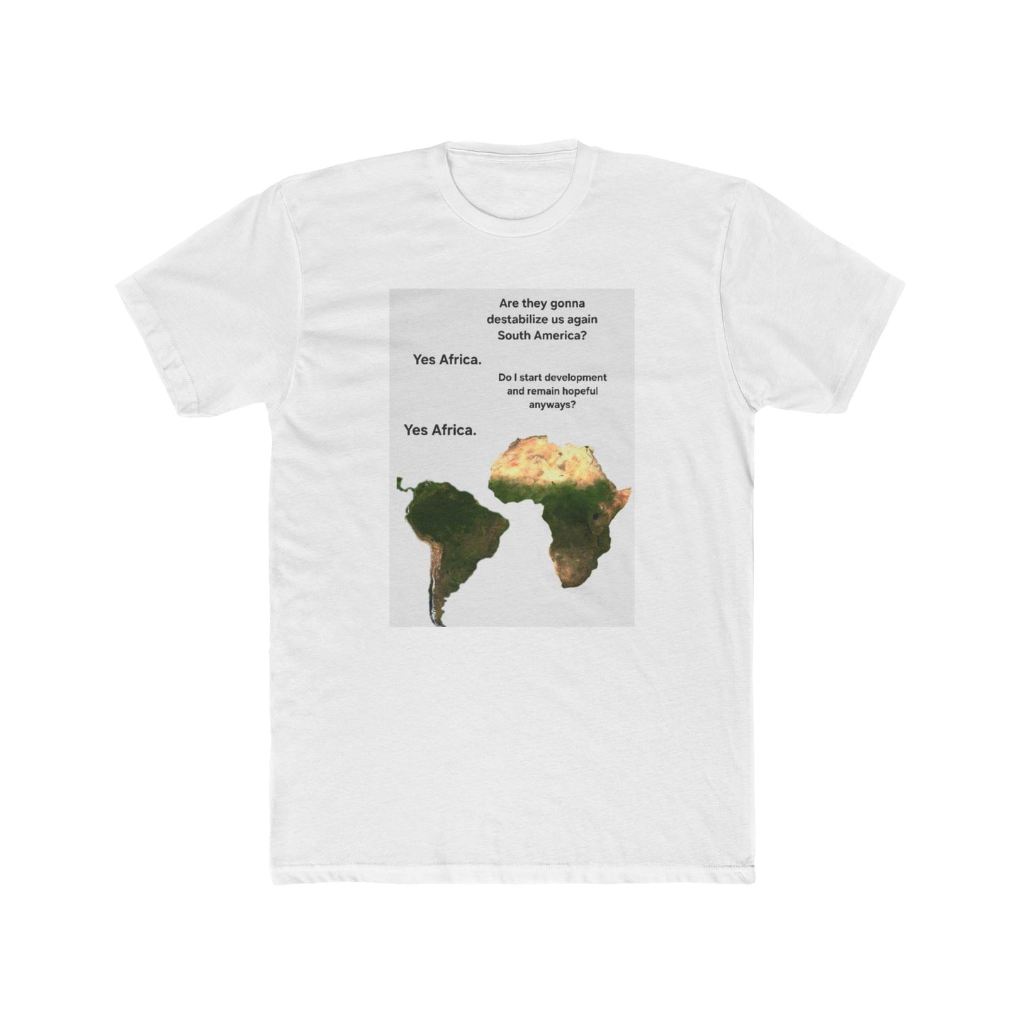 How 90% of the history of South America and Africa has gone