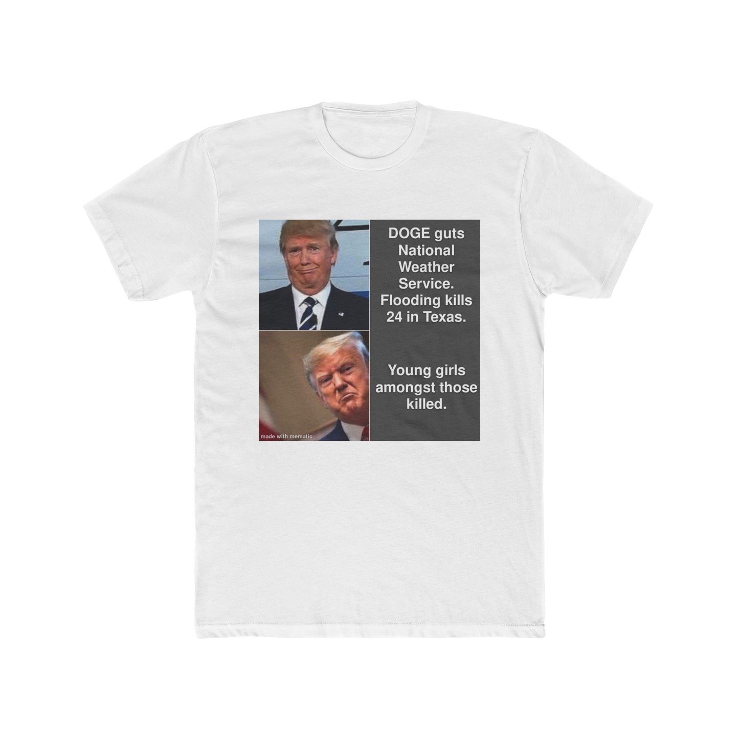 Something, something Epstein list - meme on a T-shirt