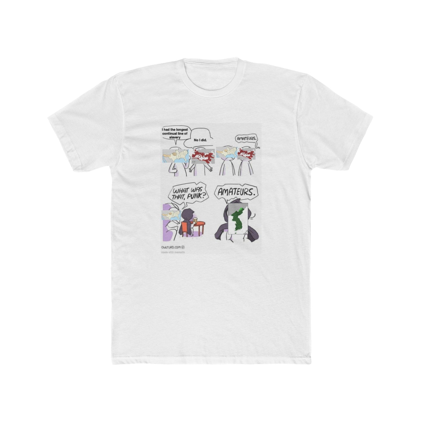 When you're not a White Europen country so people forget about your past.