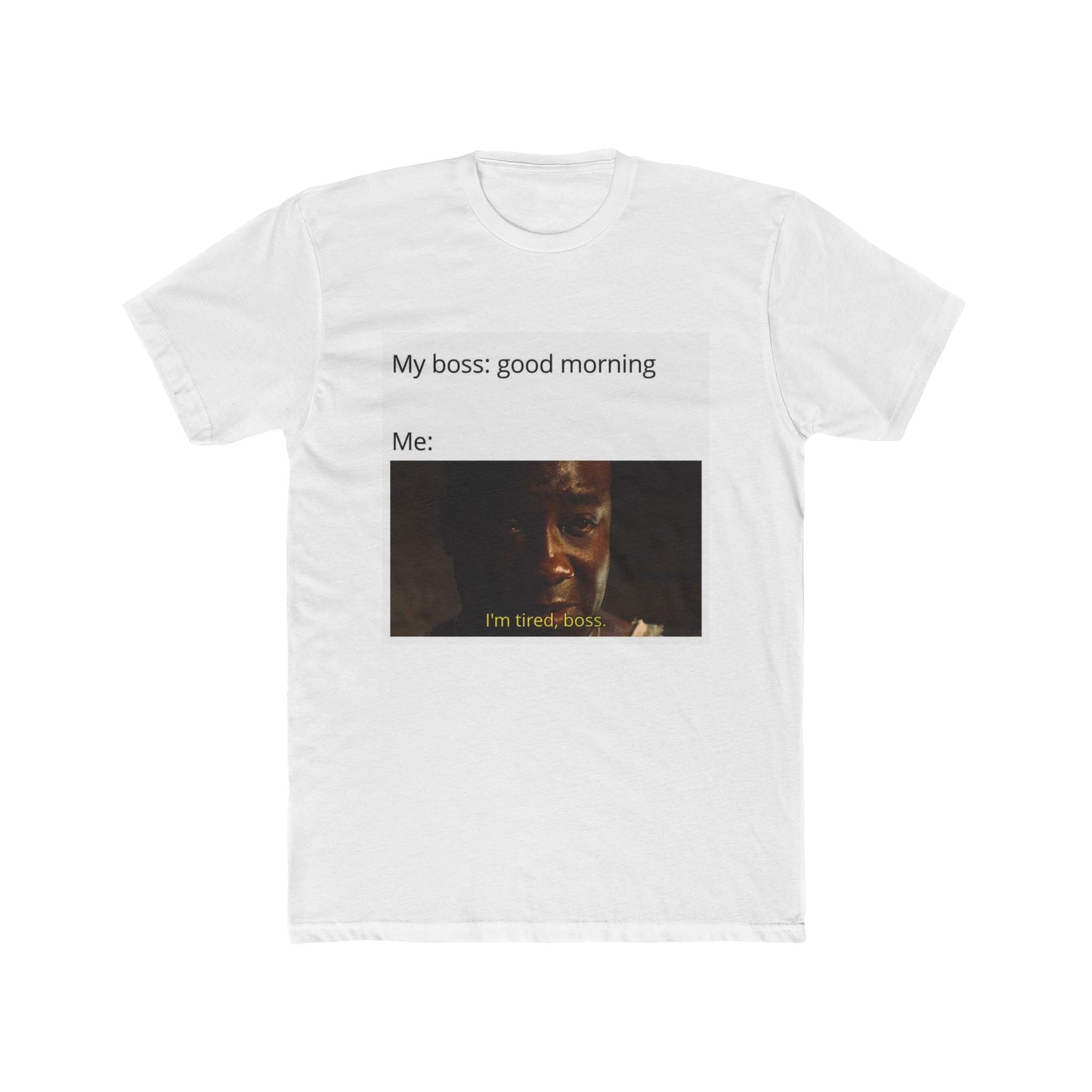 Good morning, ok. - meme on a T-shirt
